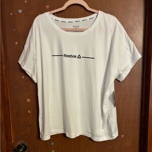 Reebok Women's White T-Shirt XL
